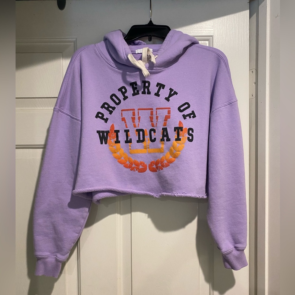 💥BP cropped hoodie Property of Wildcats large